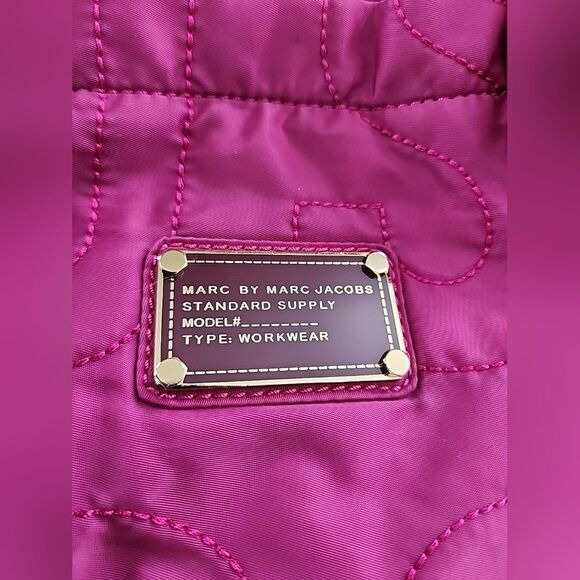 Marc by Marc Jacobs Tote Bag Pink Fuchsia Workwear Everyday Essential Quilted - Picture 2 of 14
